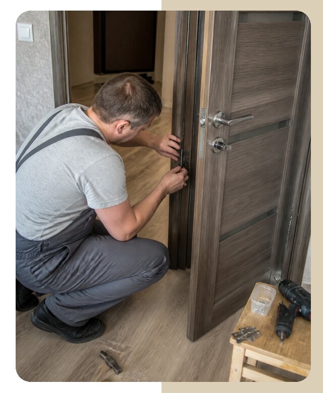 Замена дверных петель в Каспийске по цене от 2545 р. | ДвериЛегко-Ксп