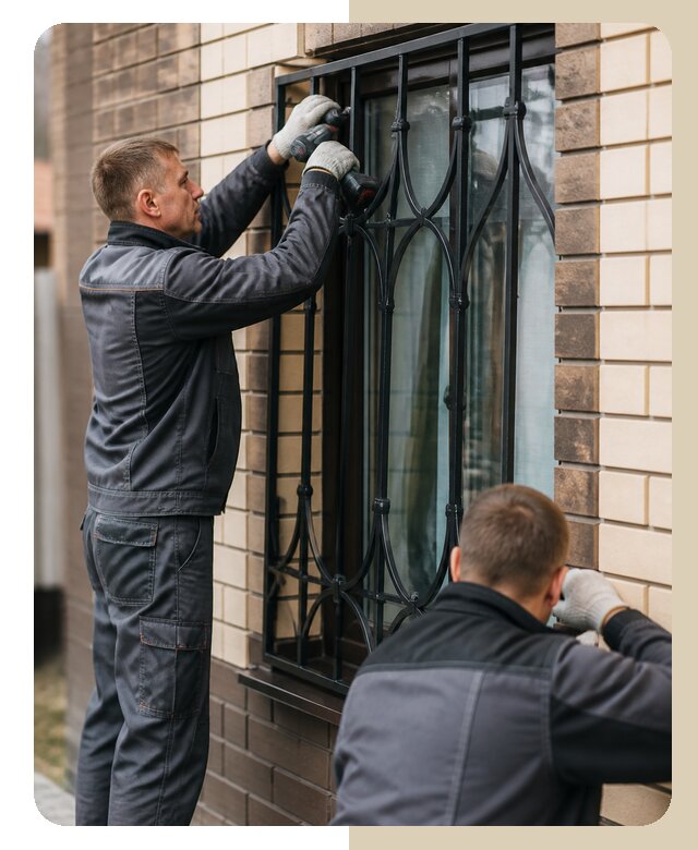 Установка решеток в дом в Каспийске по цене от 3563 р. | ДвериЛегко-Ксп